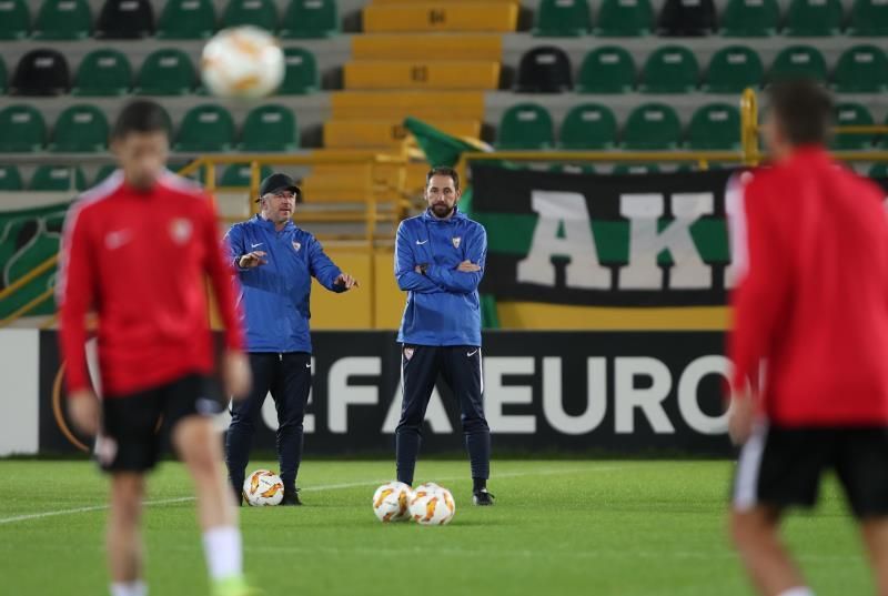 El Sevilla, a un punto de sellar el pase en Lieja
