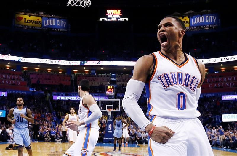 100-83. Westbrook aporta triple-doble en la victoria de los Thunder