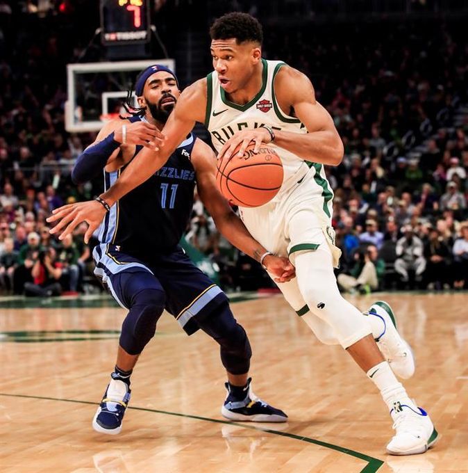 116-113. Antetokounmpo mantiene líderes a los Bucks