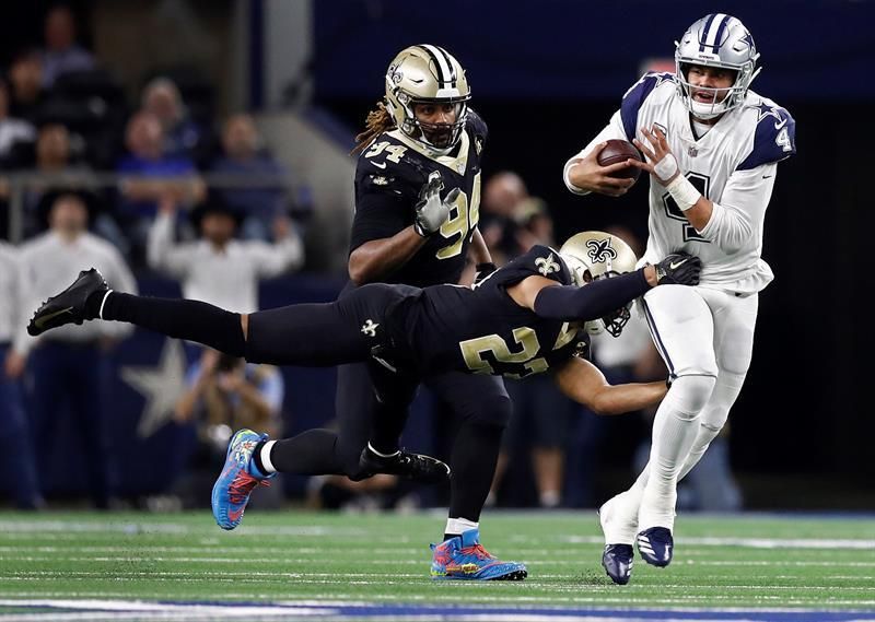 13-10. Elliott y la defensa de Cowboys cortan la racha triunfal de Saints