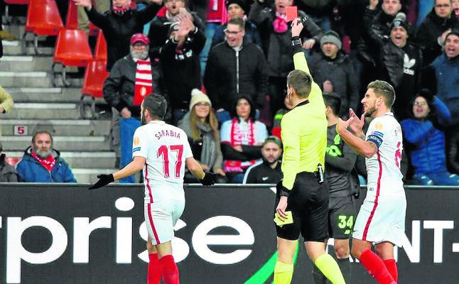 Sarabia pide perdón por su expulsión