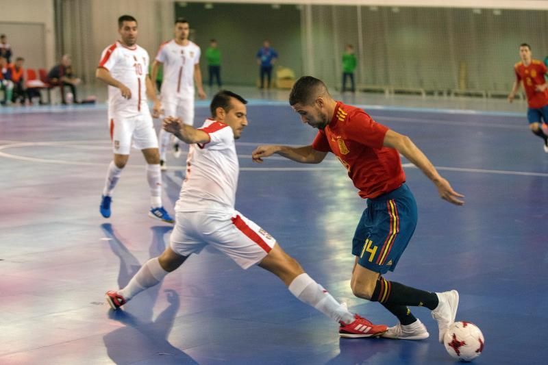 3-1. España vence a Serbia en el primero de los dos amistosos