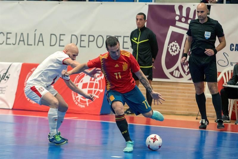 3-0. España también vence a Serbia en el segundo amistoso