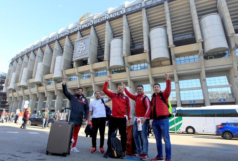 La final de la Copa Libertadores empieza a vivirse en los alrededores del Bernabéu