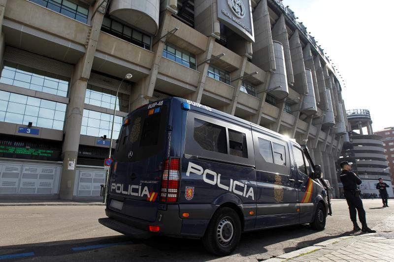 Cortes en la Castellana y entorno al Bernabéu por la final de la Libertadores