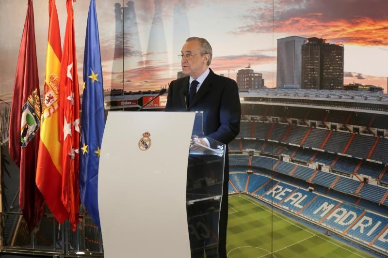 Florentino: "No hay autocomplacencia, el desafío es una nueva Champions"