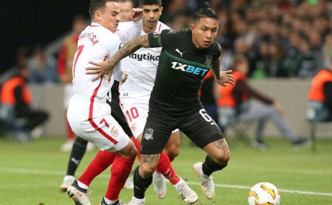 Sevilla - Krasnodar: TV, horario y cómo ver la Europa League