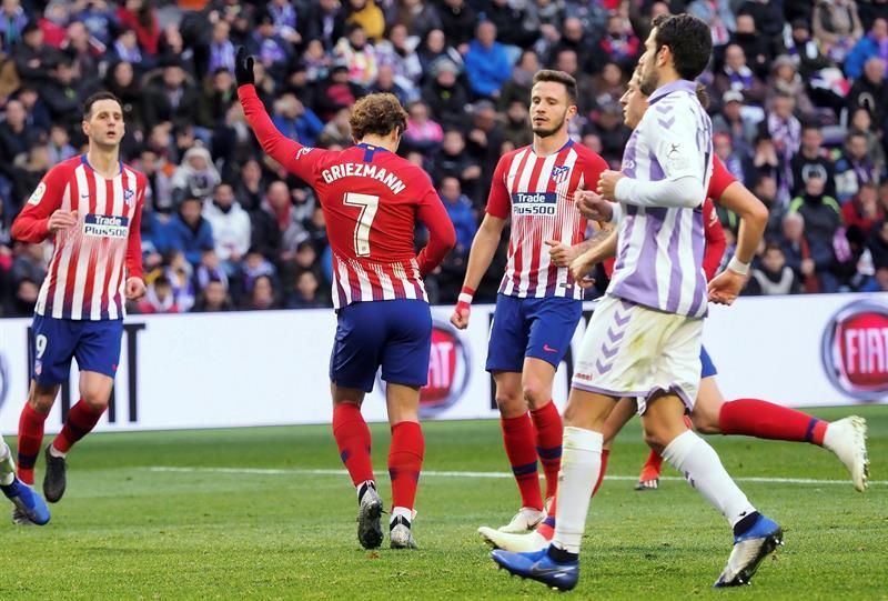 2-3. Griezmann rescata al Atlético en Valladolid