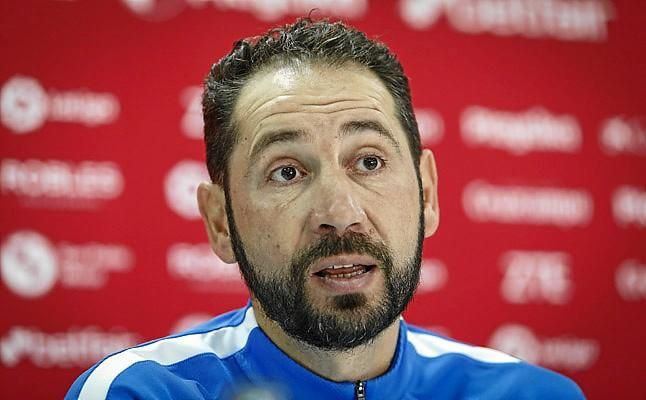 Machín, sobre el Girona, la sensible baja del Mudo o la "ejemplar" afición del Sevilla