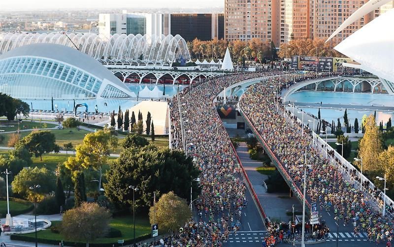 Maratón Valencia fija su límite en 25.000 dorsales para 2019