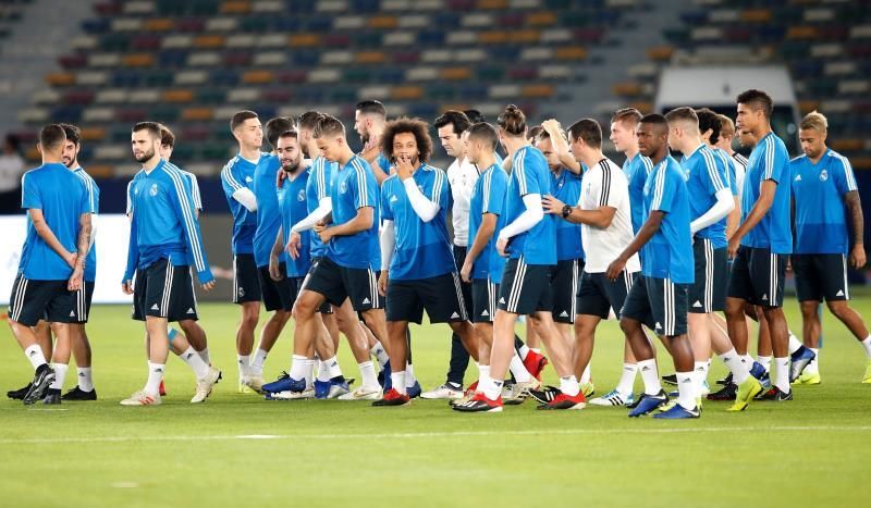 Bale y Asensio entrenan con el grupo en vísperas de semifinales