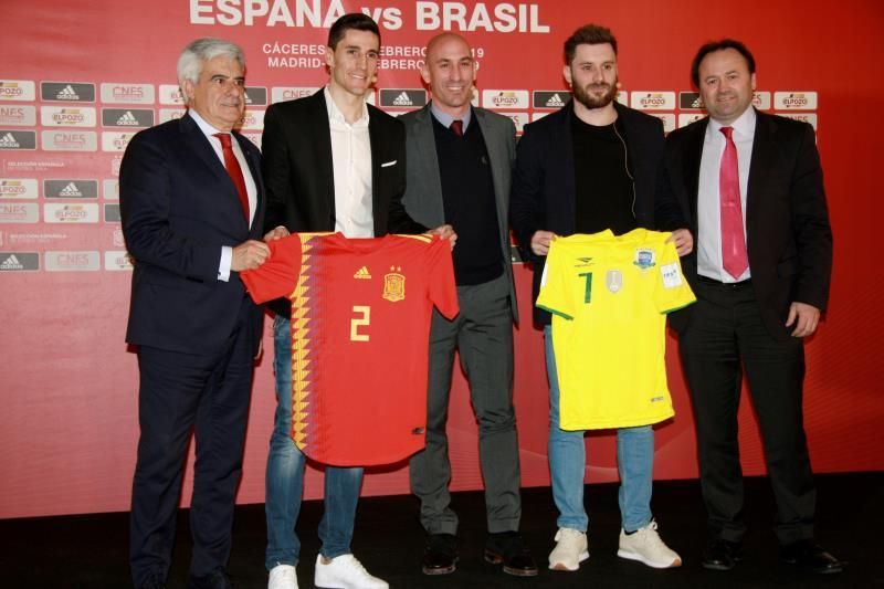 El desafío de fútbol sala entre España y Brasil se presenta en Las Rozas