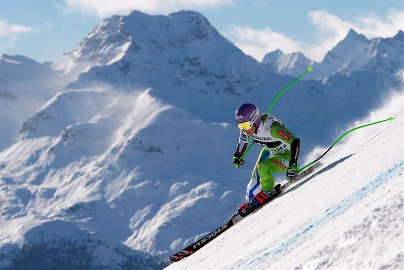 La eslovena Stuhec reina en Val Gardena también en supergigante