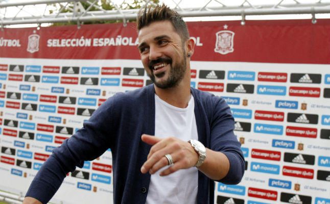 Torres y Villa, visitas sorpresa en el entrenamiento del Atlético