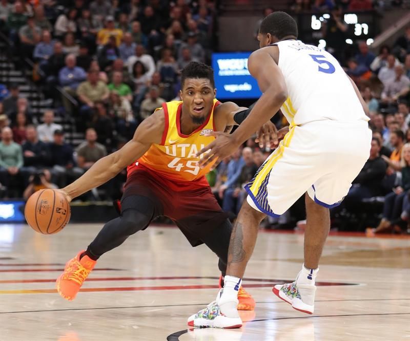 108-103. Los Jazz sorprenden a los Warriors