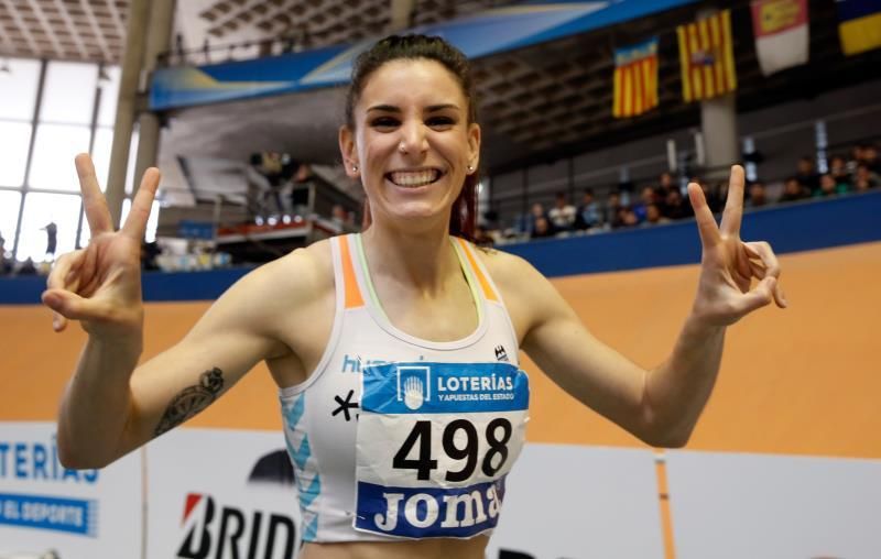 Laura Bueno bate el récord de España de 500 m bajo techo con 1:11.33
