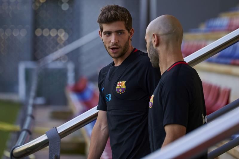 Valverde recupera a Sergi Roberto en el primer entrenamiento postnavideño