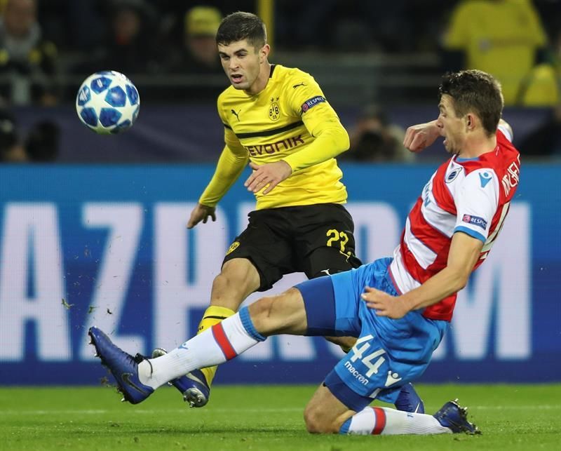 El Dortmund traspasa al Chelsea a Pulisic por 64 millones de euros
