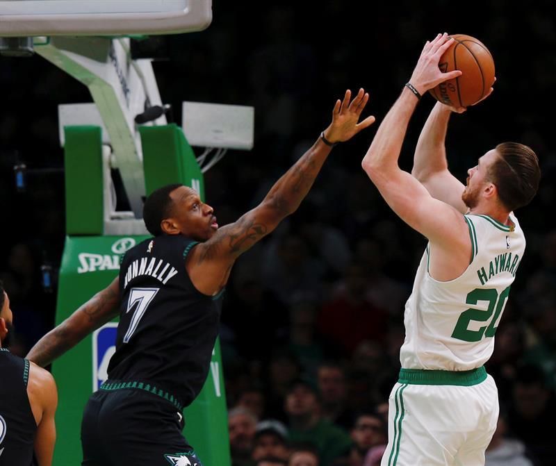 115-102. Hayward logra su mejor anotación en el triunfo de los Celtics