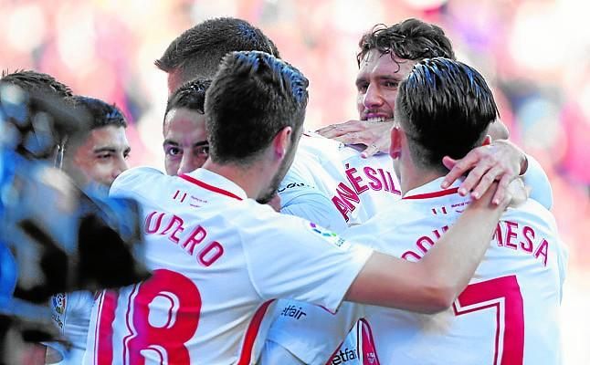 Ben Yedder, al podio de los decisivos