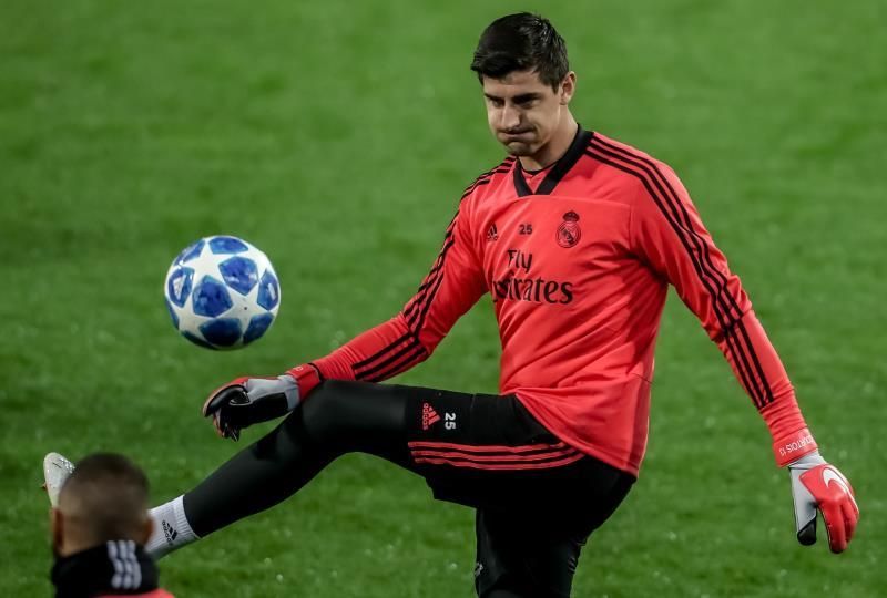 Courtois sufre una lesión en el músculo ilíaco