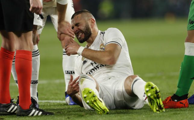 Benzema podría jugar contra el Sevilla