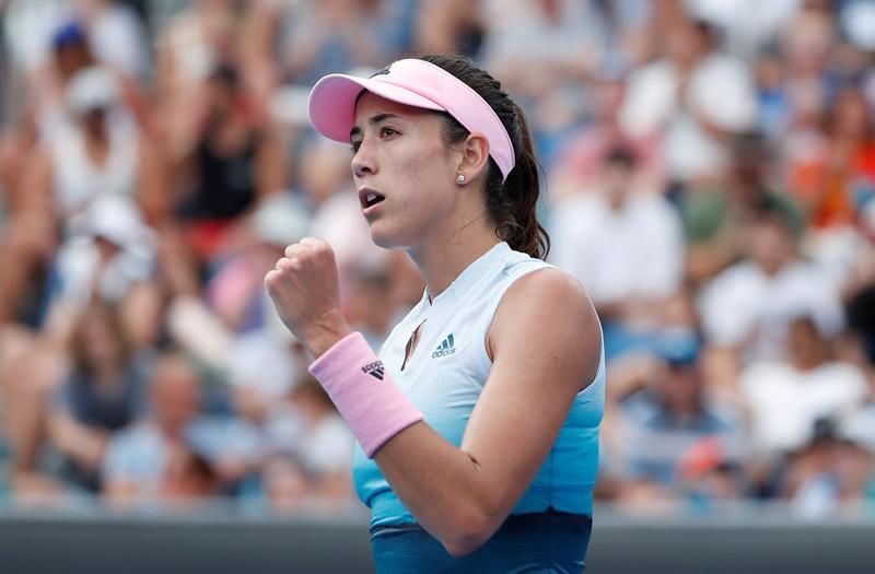 Muguruza empieza con buen pie en Melbourne Park
