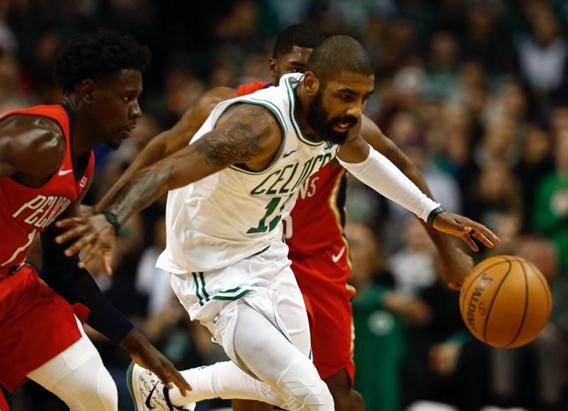 117-108. Irving y los Celtics hacen perder el liderato a los Raptors