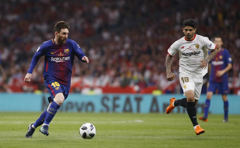 El Sevilla sólo superó al Barça en tres de sus trece enfrentamientos coperos