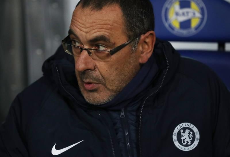 Sarri cree que Morata está en un "momento muy difícil"