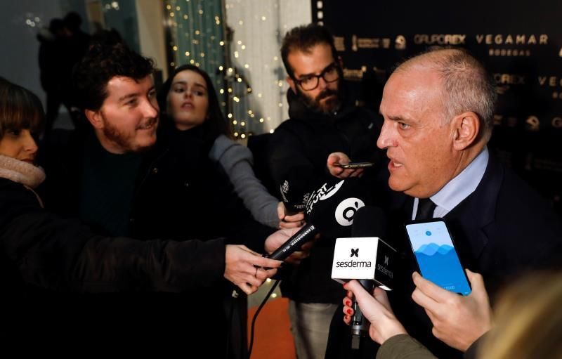 Tebas: "Yo podría ver falta de Luis Suárez pero no es jugada de VAR"