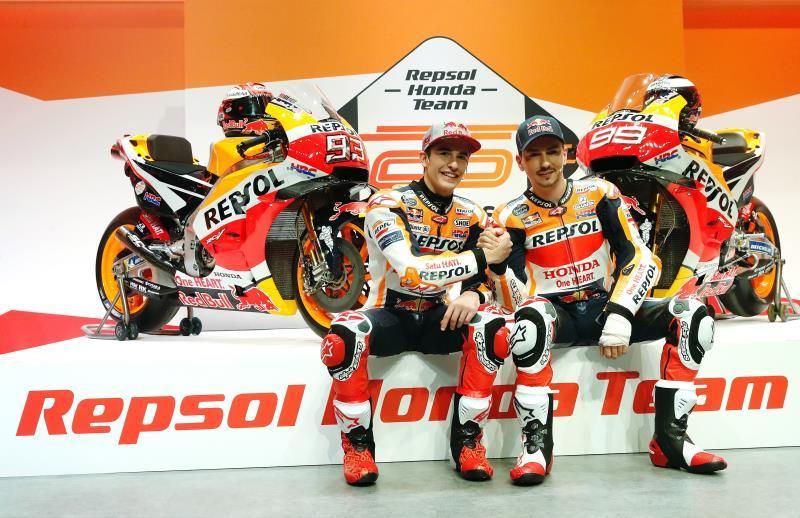 Márquez y Lorenzo, el equipo Repsol Honda más ilusionante
