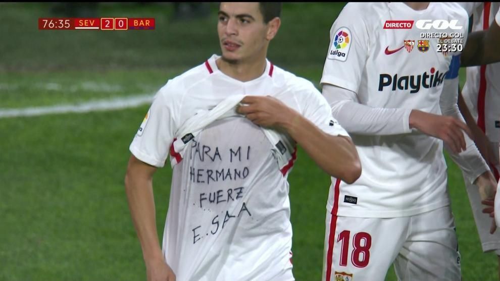 Dedicatoria de Ben Yedder a Emiliano Sala