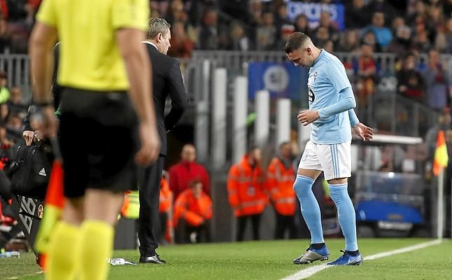 Aspas, baja ante Valladolid y Sevilla