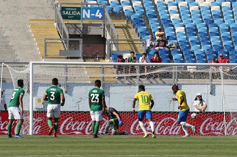1-0. Brasil vence a Bolivia y avanza al hexagonal final