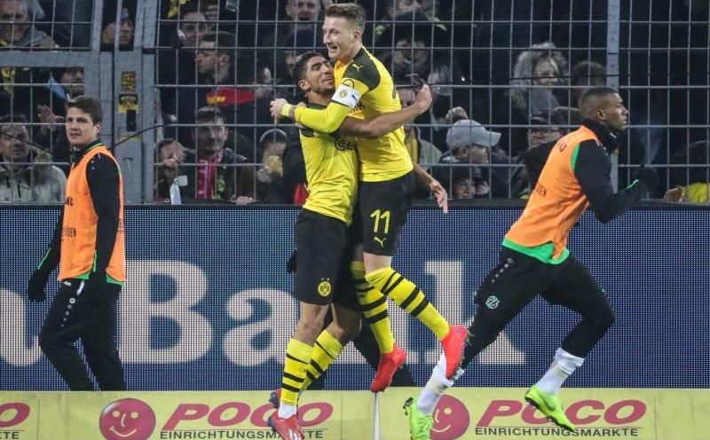 El Dortmund golea al Hannover (5-1) y consolida el liderato