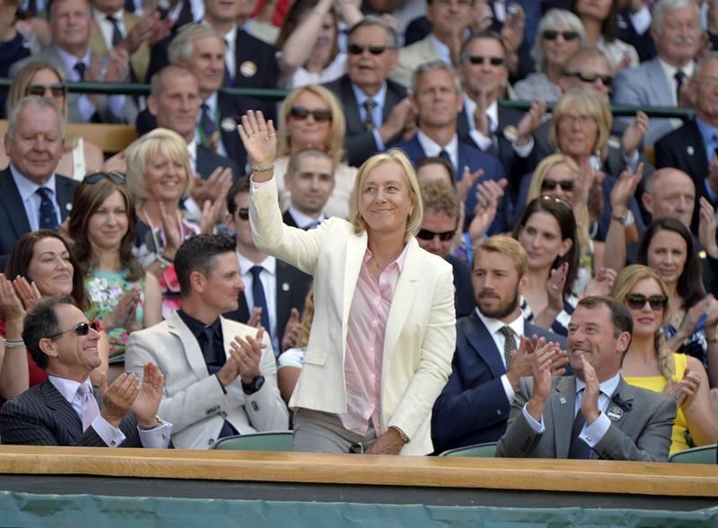 Navratilova: "Puede ser que Djokovic y Nadal superen a Federer"