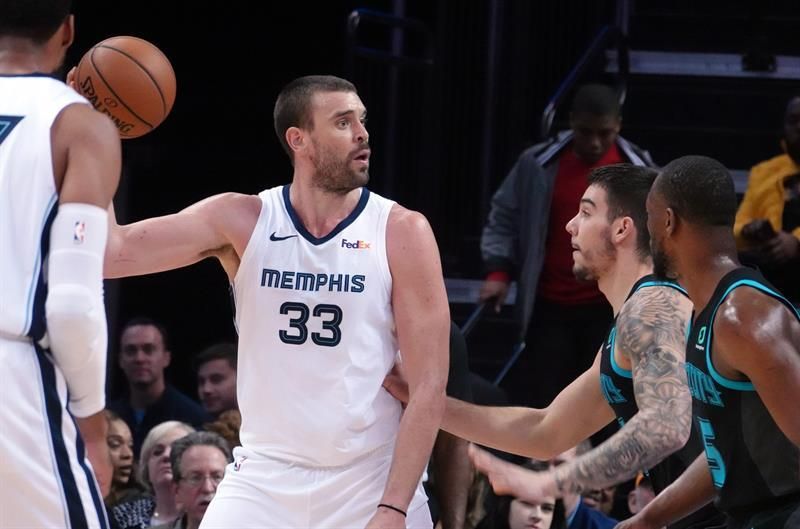 Los hermanos Pau y Marc Gasol destacan en los triunfos de Spurs y Grizzlies
