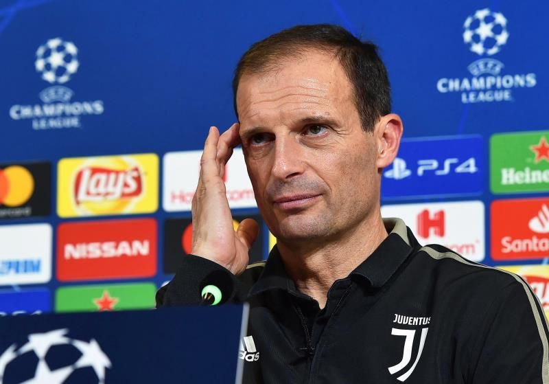 Allegri define una "locura" decir que el Juventus es favorito en "Champions"