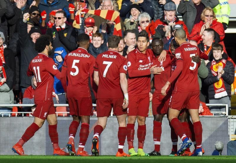 El Liverpool se recupera ante el Bournemouth y vuelve a la senda del triunfo
