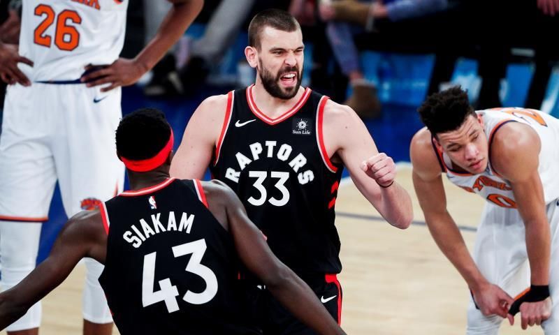 Marc Gasol se muestra "contento" tras su debut con los Raptors