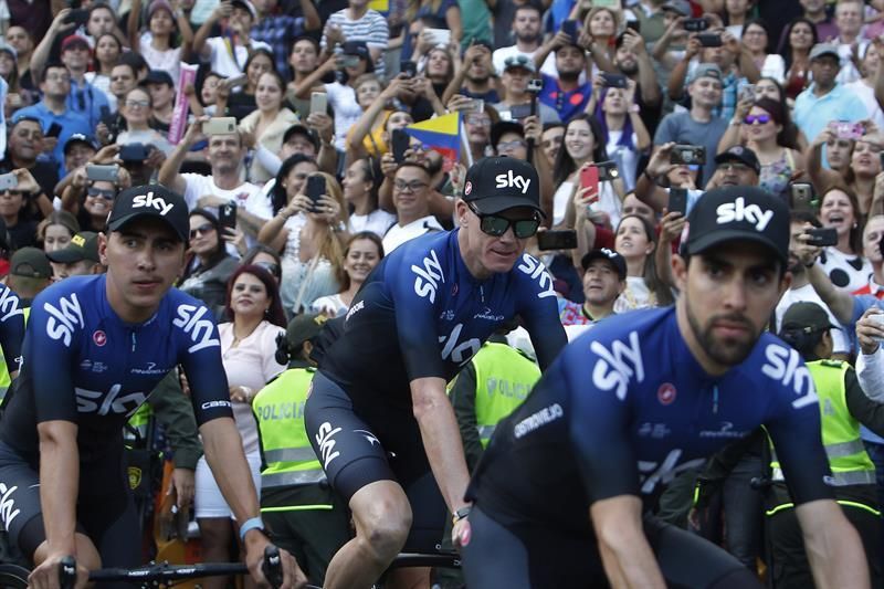 Froome, Quintana y Urán emocionan en la antesala del Tour Colombia