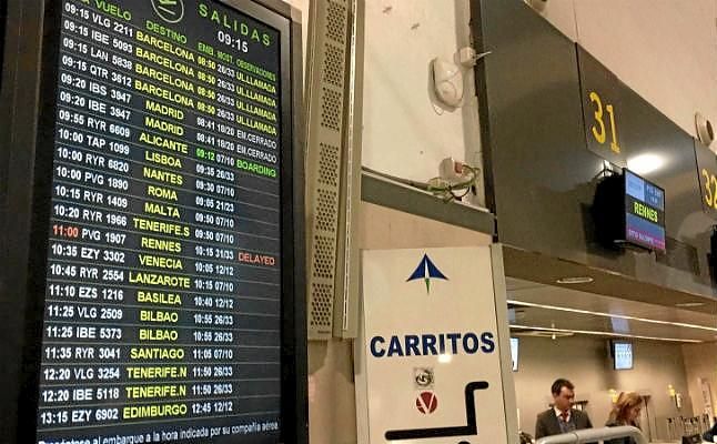 Un problema con el avión retrasa el vuelo del Betis