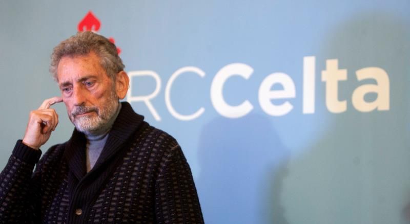 Pintadas en Balaídos contra Carlos Mouriño