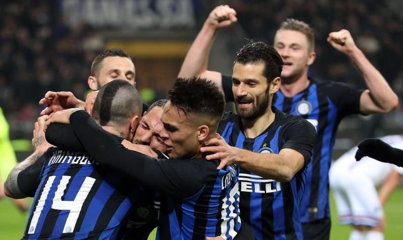 El Inter, con Icardi en la grada, vence al Sampdoria (2-1)