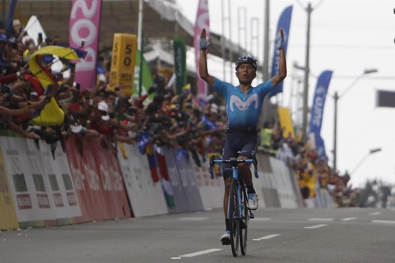 Nairo se repone de una caída para ganar la última etapa y López conquista el Tour Colombia