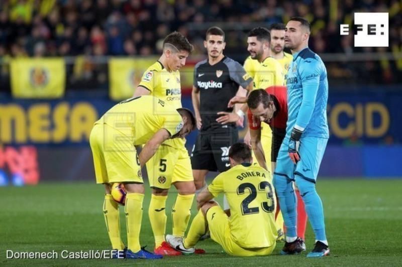 Bonera estará un mes de baja