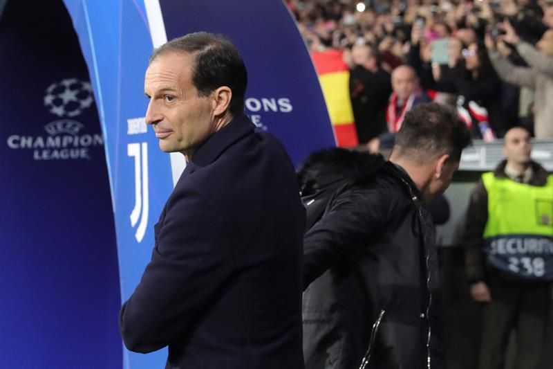 Allegri ya incita a la afición juventina en busca de la remontada