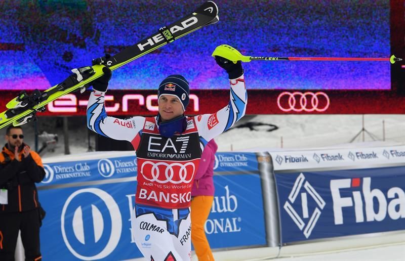 Pinturault gana la combinada en Bansko y el globo de la especialidad