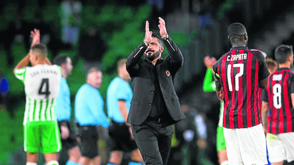 Hasta Gattuso opina sobre los pitos al Betis
